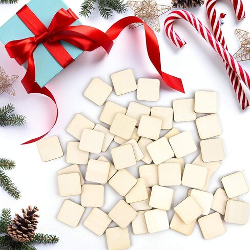 Coopay 600 Pieces Unfinished Wooden Star Blank Natural Wood Slices Wooden Cutout Tiles for DIY Crafts, Painting, Wedding, and Home Decoration, 1 Inch (Star) in Saudi Arabia