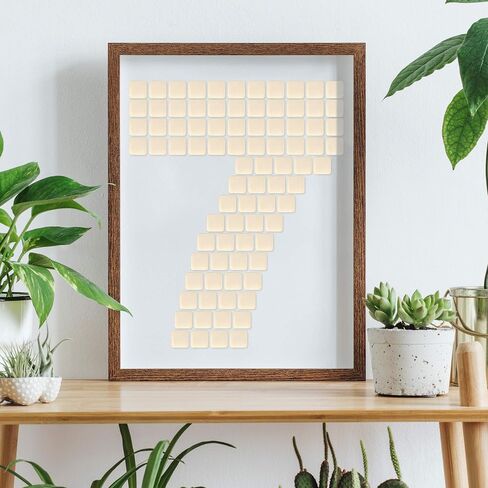 Coopay 600 Pieces Unfinished Wooden Star Blank Natural Wood Slices Wooden Cutout Tiles for DIY Crafts, Painting, Wedding, and Home Decoration, 1 Inch (Star) in Saudi Arabia