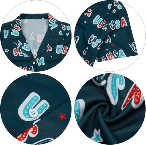 قمصان علم الولايات المتحدة الأمريكية للنساء قميص العلم الأمريكي الوطني ملابس الرابع من يوليو بلوزات علوية لعيد الاستقلال in Kuwait