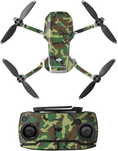 Drone Sticker Colorful Skin Wrap Decal Sticker Carbon Fiber Skin Decal Set Remote Controller Battery Body Wrap Waterproof for DJI Mavic Mini/Mavic Mini SE in Saudi Arabia