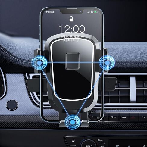 حامل تثبيت في السيارة مناسب لهاتف iPhone 14 13 12 Mini Pro Max 11 XR XS Samsung Galaxy S23 إلخ (3032) in Saudi Arabia