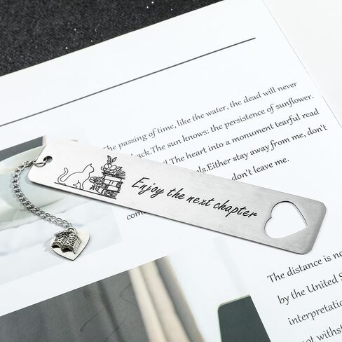 Reading Gifts for Book Lover Book Marker with Tassels for Birthday Gifts Female Friends BFF Spicy Reader Bookworms Book Club Gift Women Men Valentines Day Present for Her Enjoy The Next Chapter in Saudi Arabia