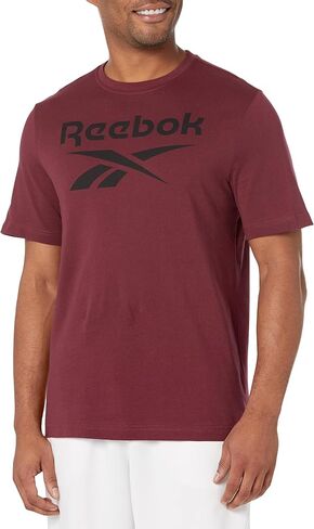 Reebok Men's Identity Stacked Logo T-Shirt in Saudi Arabia