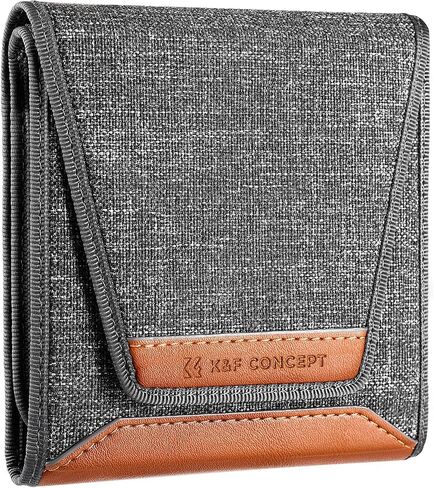 K&F Concept for Lens Filter Pouch Case (37mm-82mm) Update New in Saudi Arabia