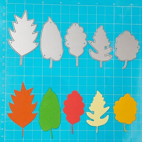 21 قطعة من قوالب القطع المعدنية من SENHAI لصنع البطاقات، وأشكال أوراق مختلفة وأشكال شجرة القيقب وأشكال اللافندر، لمستلزمات صناعة البطاقات، ألبوم صور القصاصات بنفسك in Kuwait