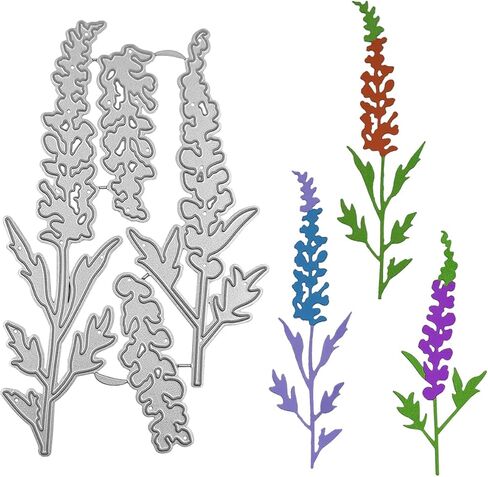 21 قطعة من قوالب القطع المعدنية من SENHAI لصنع البطاقات، وأشكال أوراق مختلفة وأشكال شجرة القيقب وأشكال اللافندر، لمستلزمات صناعة البطاقات، ألبوم صور القصاصات بنفسك in Kuwait