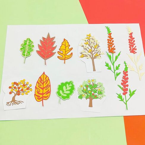 21 قطعة من قوالب القطع المعدنية من SENHAI لصنع البطاقات، وأشكال أوراق مختلفة وأشكال شجرة القيقب وأشكال اللافندر، لمستلزمات صناعة البطاقات، ألبوم صور القصاصات بنفسك in Kuwait