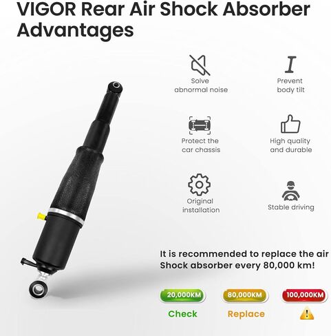 Vigor 25979394 ممتص تعليق هوائي خلفي يسار أو يمين متوافق مع جي إم سي يوكون 1500 كاديلاك إسكاليد شيفروليه أفالانش سوبربان 1500 تاهو سيارة الهواء الربيع صدمة in Kuwait