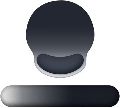 Keyboard Cloud Wrist Rest Pad,Gaming Mouse Pad with Anti-Skid Base,Ergonomic Mouse Pad,Memory Foam Keyboard Gel Wrist Rest for Comfortable Typing &Wrist Pain Relief (Gradient Blue-Black) in Saudi Arabia