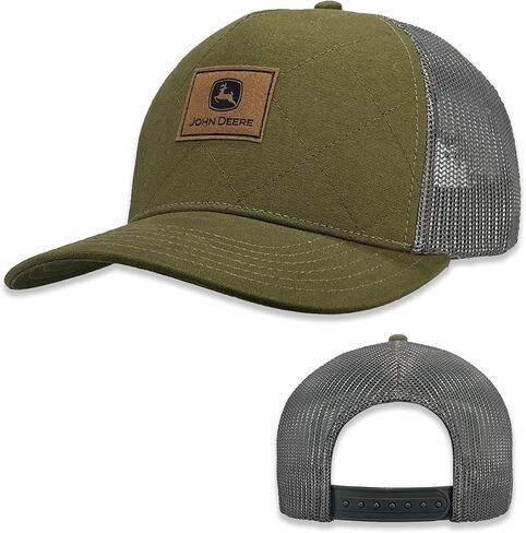 John Deere Baseball Cap Trucker Hat Quilted Trucker Hat Olive in Saudi Arabia