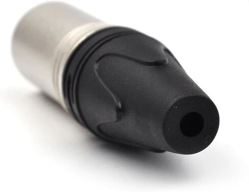 (16 Pack) 3-Pin XLR Cable Connector 8 Male & 8 Female Solder Type Microphone Line Plug Connector Mic Audio Socket, Black Housing Silver Contacts in Saudi Arabia
