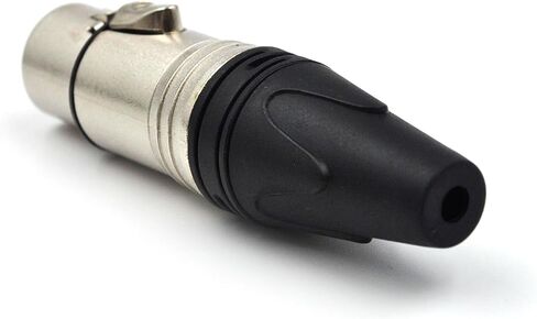 (16 Pack) 3-Pin XLR Cable Connector 8 Male & 8 Female Solder Type Microphone Line Plug Connector Mic Audio Socket, Black Housing Silver Contacts in Saudi Arabia
