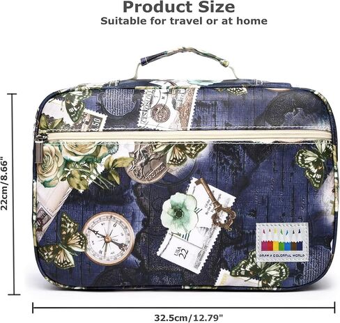 مقلمة 300 فتحة، 200 قلم جل، حافظة أقلام عالية السعة، حامل أقلام ملونة، منظم تخزين لأقلام الألوان المائية (زهرة سوداء) in Kuwait