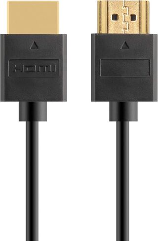 كابل Pasow 4K HDMI رفيع للغاية ذكر إلى ذكر 36AWG عالي السرعة رفيع (1.5FT/0.5M) in Kuwait