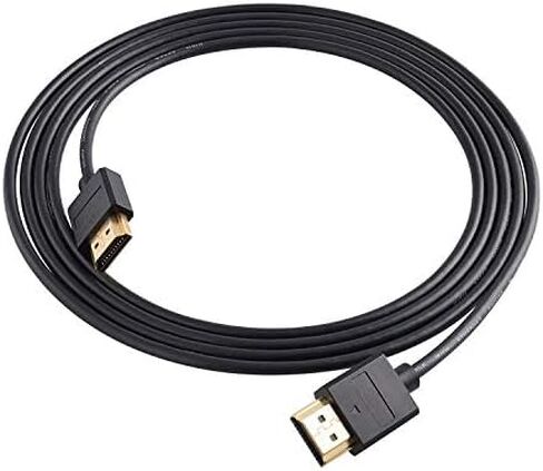 كابل Pasow 4K HDMI رفيع للغاية ذكر إلى ذكر 36AWG عالي السرعة رفيع (1.5FT/0.5M) in Kuwait
