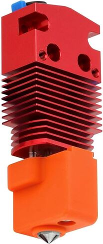 Upgrade Red Lizard 2 in 1 Hotend Multi Color High Flow Volcano Hot End Bimetal Heatbreak Plated Copper Nozzle Compatible with CR10 Ender 3 V2 pro Ender 5 Pro Plus CR10 S4 S5s 3D Printer in Saudi Arabia