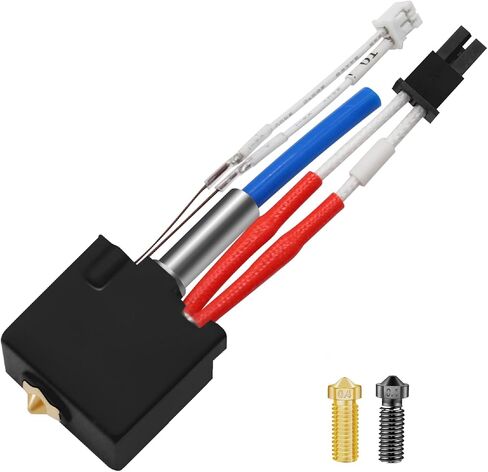 جزء طارد الطابعة ثلاثية الأبعاد Kobra 2 Hotend V5 J-Head مُجمَّع مع فوهات بركان لـ Kobra 2 Plus، Kobra 2 Max، Kobra 2 Pro، Kobra 2 Neo 3D Printer Hot End in Kuwait