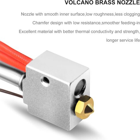 جزء طارد الطابعة ثلاثية الأبعاد Kobra 2 Hotend V5 J-Head مُجمَّع مع فوهات بركان لـ Kobra 2 Plus، Kobra 2 Max، Kobra 2 Pro، Kobra 2 Neo 3D Printer Hot End in Kuwait