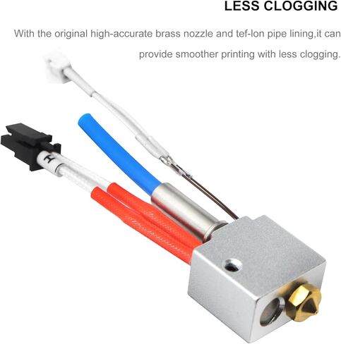 جزء طارد الطابعة ثلاثية الأبعاد Kobra 2 Hotend V5 J-Head مُجمَّع مع فوهات بركان لـ Kobra 2 Plus، Kobra 2 Max، Kobra 2 Pro، Kobra 2 Neo 3D Printer Hot End in Kuwait