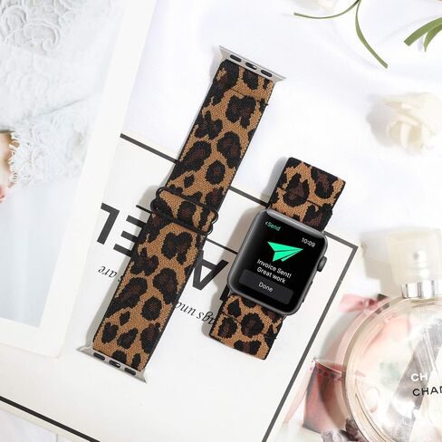 Adjustable Stretchy Solo Loop Nylon Strap Compatible with Apple Watch Elastic Band 38mm 40mm 41mm 42mm 44mm 45mm iWatch Series SE/7/6/5/4/3/2/1 in Saudi Arabia