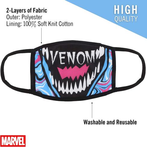 Concept One Marvel Venom Kids Face Mask, Multi in Saudi Arabia