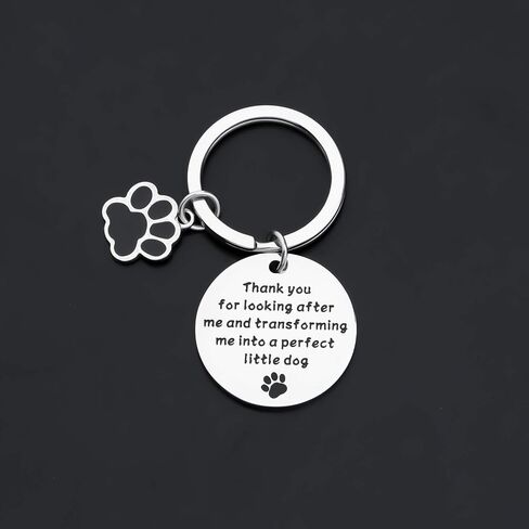 Dog Trainer Dog Sitter Dog Walker Appreciation Gift Thank You For Looking After Me Dog Lover Keychain in Saudi Arabia