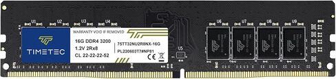 Timetec 16GB DDR4 3200MHz CL22 1.2V for Dell XPS 8940 Tower/Lenovo IdeaCentre 3 Desktop/Dell Inspiron Desktop - 12th Gen Intel Core i5-12400 / HP Pavilion Desktop - 12th Gen Intel Core i5-12400F in Saudi Arabia