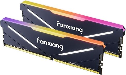 RGB DDR4 DRAM 32GB (2x16GB) 3600MHz DRAM مجموعة ذاكرة الكمبيوتر، عصا ذاكرة الوصول العشوائي PC لمحرري الفيديو، والمصممين ثلاثي الأبعاد، وعشاق الألعاب in Saudi Arabia