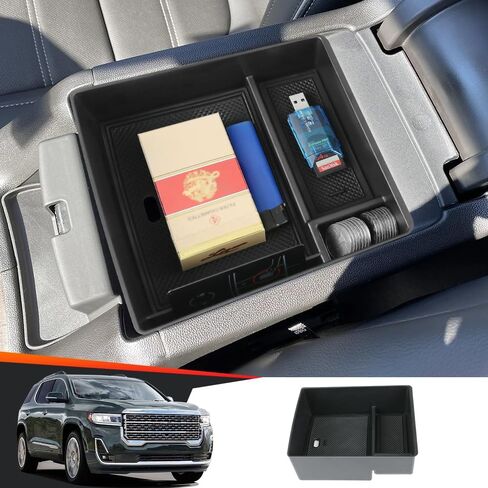 علبة تنظيم وحدة التحكم المركزية للسيارة GMC Acadia 2017 2018 2019 2020 2021 2022 2023 ملحقات السيارات الداخلية للمقعد الأمامي مسند الذراع الأوسط صندوق تخزين حقيبة قفاز ملحقات مخفية in Kuwait