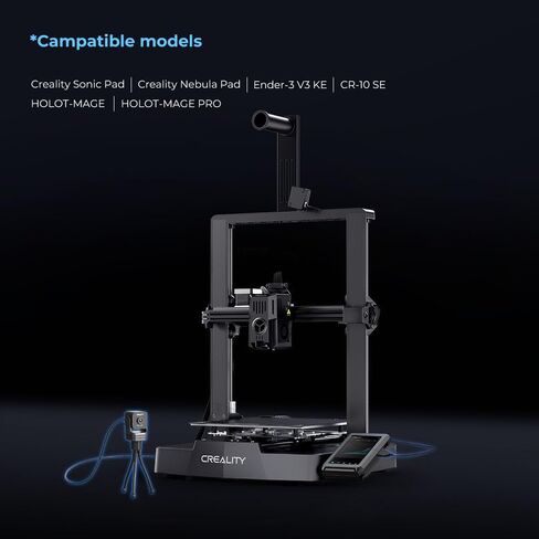 كاميرا SainSmart Creality Nebula لـ Ender-3 V3 KE/CR-10 SE/Halot-Mage Series/Creality Sonic Pad/Nebula Pad، مراقبة في الوقت الحقيقي، تصوير بفاصل زمني، اكتشاف السباغيتي in Saudi Arabia