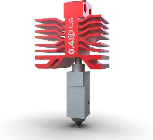 سلسلة Maker البديلة Hotend مع كسر الحرارة من التيتانيوم لطابعات Bambu Lab X1/P1 ثلاثية الأبعاد... (نحاس مطلي، 0.80 مم) in Kuwait