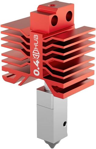 سلسلة Maker البديلة Hotend مع كسر الحرارة من التيتانيوم لطابعات Bambu Lab X1/P1 ثلاثية الأبعاد... (نحاس مطلي، 0.80 مم) in Kuwait