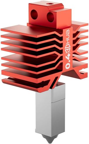 سلسلة Maker البديلة Hotend مع كسر الحرارة من التيتانيوم لطابعات Bambu Lab X1/P1 ثلاثية الأبعاد... (نحاس مطلي، 0.80 مم) in Kuwait