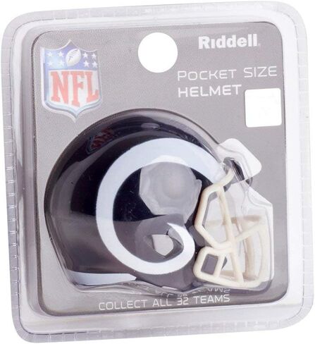 Riddell NFL Los Angeles Rams Helmet Pocket Pro, One Size, Team Color in Saudi Arabia
