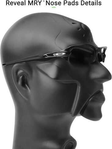 Mryok Replacement Nosepiece Nosepad for Oakley Flak Beta/Flak 2.0/Flak 2.0 XL/Flak Jacket XLJ/Half Jacket Sunglass - Opt in Saudi Arabia