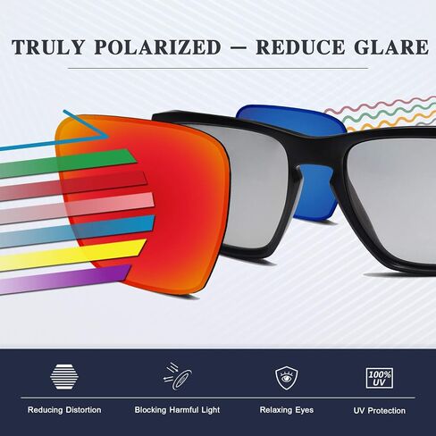 New 1.8mm Thick UV400 Replacement Lenses for Oakley Half Jacket - Options in Saudi Arabia