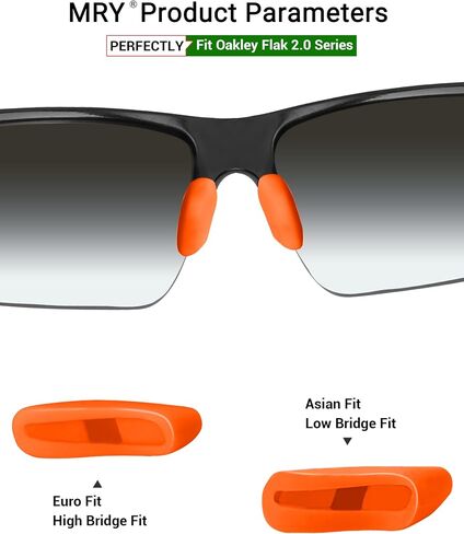 Mryok Replacement Nosepiece Nosepad for Oakley Flak Beta/Flak 2.0/Flak 2.0 XL/Flak Jacket XLJ/Half Jacket Sunglass - Opt in Saudi Arabia