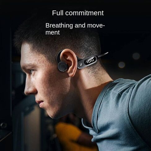 Bluetooth Headset for Bone Conduction 5.3 Wireless Sports Running Waterproof pluggable Non-in-Ear Headphones in Saudi Arabia