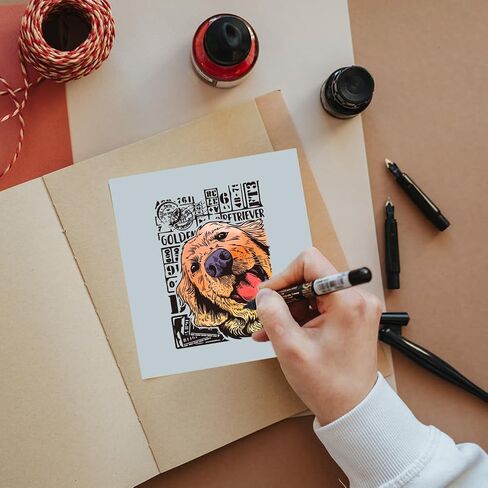 طوابع شفافة للكلاب من جلوبلاند هسكي، الراعي الألماني المسترد الذهبي، جحر الثور الفرنسي ويوركشاير ترير لبطاقات تزيين ألبوم الصور DIY سكرابوكينغ مقاس 6.3 × 4.33 بوصة in Saudi Arabia