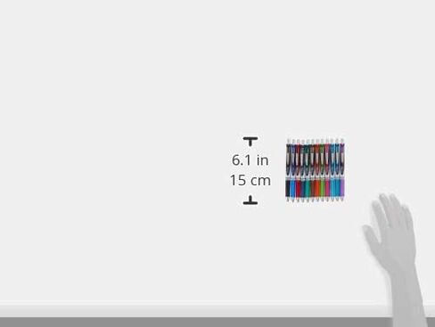 قلم حبر جل من بينتيل، EnerGel RTX قابل للسحب (0.7 مم) نقطة متوسطة، ألوان حبر جل متنوعة، 12 قطعة (BL77BP12M) in Kuwait