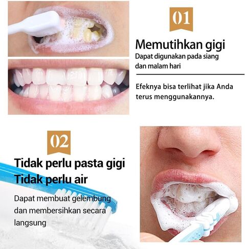 Smilekit Pap+ V34 مسحوق أسنان طبيعي لإعادة التمعدن، مسحوق تبييض الأسنان، معجون أسنان قوي للتبييض النشط بالنعناع + الليمون (0.4 أونصة)، 67*67*45 مم، وردي in Saudi Arabia