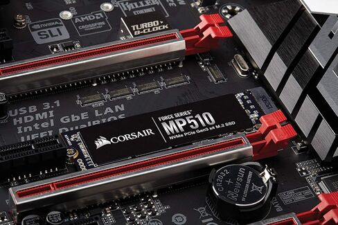 Corsair CSSD-F480GBMP510B Force Series MP510 480GB NVMe PCIe Gen3 x4 M.2 SSD (متجدد) in Kuwait
