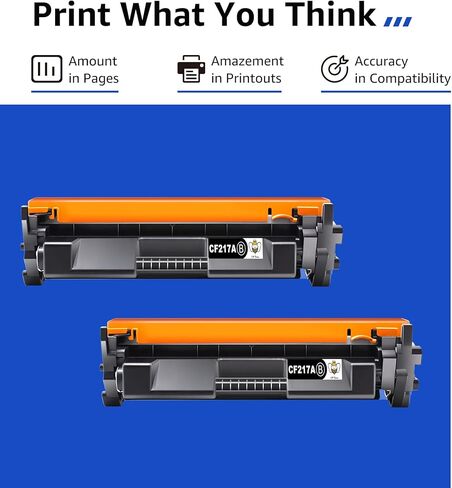 CMYBabee Compatible Toner Cartridge Replacement for HP 17A CF217A with Laserjet Pro MFP M130a M130fn M130fw M130nw Laserjet Pro M102a M102w Printer Toner(Black, 2 Packs) in Kuwait