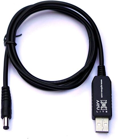 AAYU Lite 1.0 - USB to DC 12v 5V Adapter, 5v to 12v Step Up 2A, Power Cable DC Boost Voltage Converter Volt Transformer Power Regulator Cable for 4G Fiber Internet Routers in Saudi Arabia