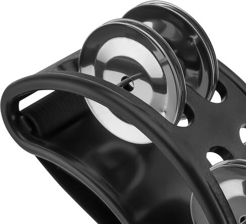 6 قطع من دواسة القدم، الدف، الدف، جرس القدم، الدف، الدف، آلة موسيقية، مجموعة الدف بالقدم السوداء لأداة ملحقات الجيتار الطبل in Kuwait