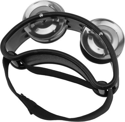 6 قطع من دواسة القدم، الدف، الدف، جرس القدم، الدف، الدف، آلة موسيقية، مجموعة الدف بالقدم السوداء لأداة ملحقات الجيتار الطبل in Kuwait