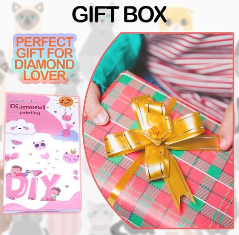 Hudestail 12 pcs Cat Diamond Painting Refrigerator Magnets, DIY Crafts Diamond Art for Beginners, Diamond Magnets Fridge, Classroom Photo Displays Home Classroom Creative Decorations Mosaic Gifts in Saudi Arabia