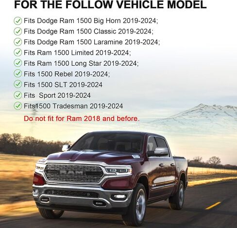 Fit RAM 1500 Stake Pocket Covers for 2019-2024 Dodge RAM 1500,Ational Flag Truck Rear Holes Caps Bed Rail Holes Plugs Covers (2PCS) (Red) in Saudi Arabia