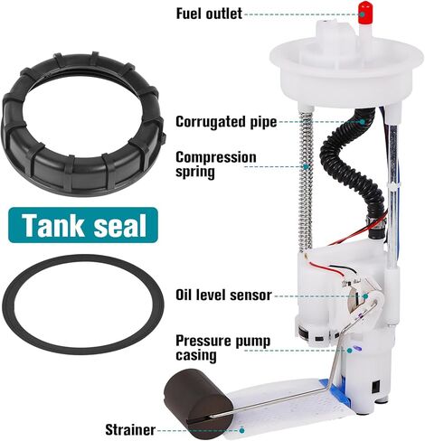2205502 مجموعة مضخة الوقود البديلة المتوافقة مع 2015-2019 Polaris Polaris RZR 900 #2521750 2521363 2521294 2521436 in Kuwait
