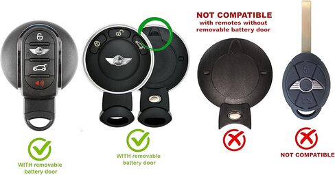 (2 حزمة) بطارية مفتاح التحكم عن بعد OEM (حزمة W. أداة) CR2032 2032 تناسب غطاء الغطاء الخفيف LED يناسب ملحقات Mini Cooper S Paceman Countryman Clubman (يناسب: الجيل 1 أو 2 Remote Fobs) in Kuwait